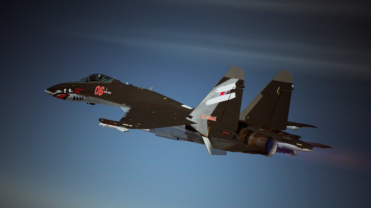 UrvogelGallus's tweet photo. Akula (real name idk, his buds calls him "Ivan".)

A mute pilot (debri from an enemy plane injured his throat), with inhuman skills of piloting, plus downright insane levels of recklessness.  

Supposedly shot down a J-20A and a CFA-44, which made him eternally banned in China. https://t.co/3AjsZPoeMU