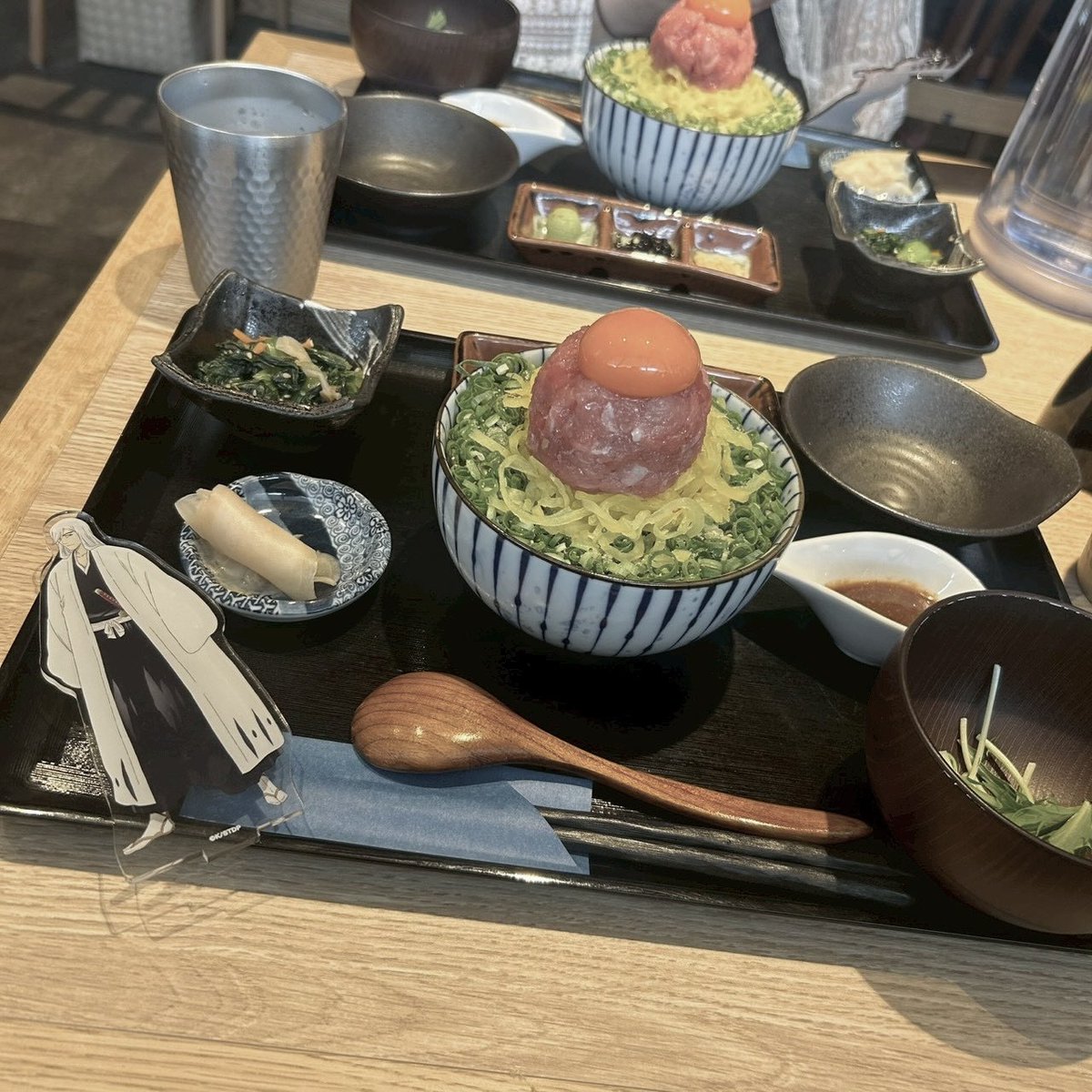 l46san's tweet photo. 𝓑𝓛𝓔𝓐𝓒𝓗×𝓛𝓐𝓜

めちゃ絵うまくて神でした！
これは美味しかったねぎとろ丼です https://t.co/FwNztqqHsN