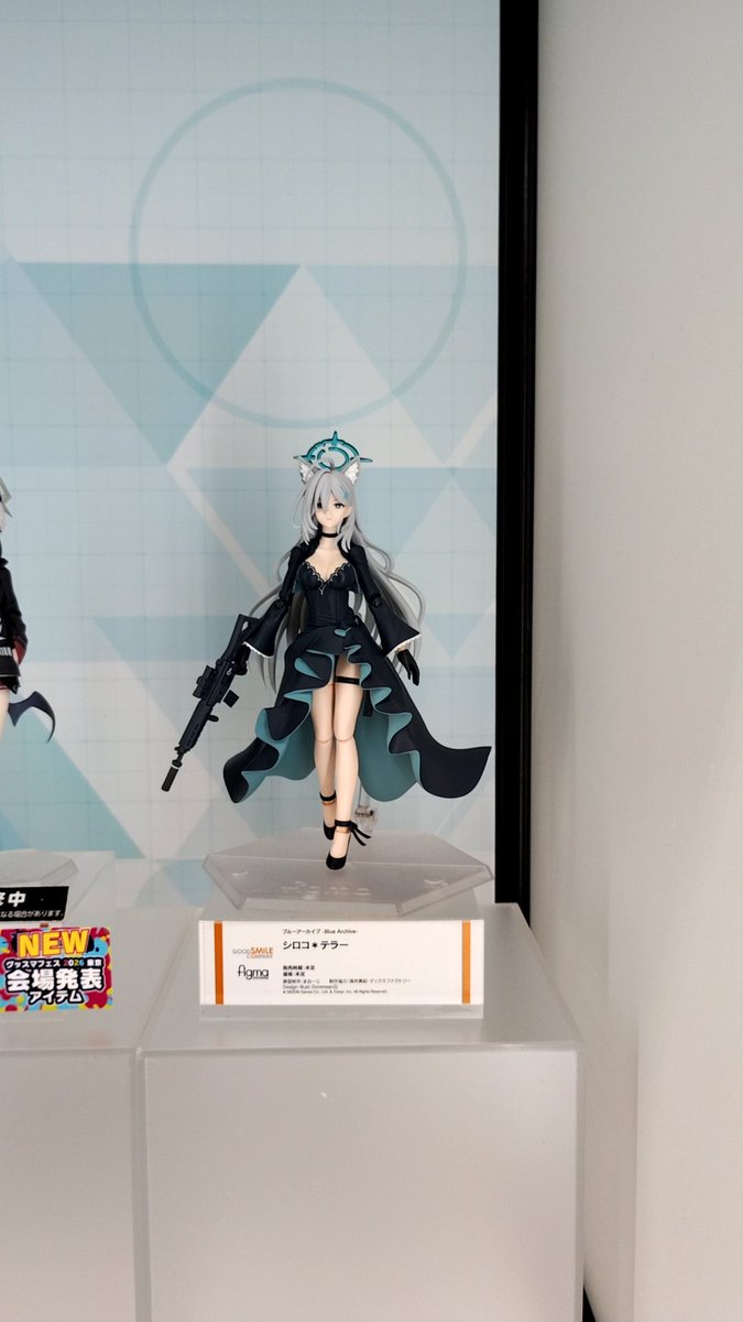 kyukdimension's tweet photo. #グッドスマイルフェス
 #figma 
ブルアカフィギュア見に来たよ https://t.co/Lqt5e1jbrq
