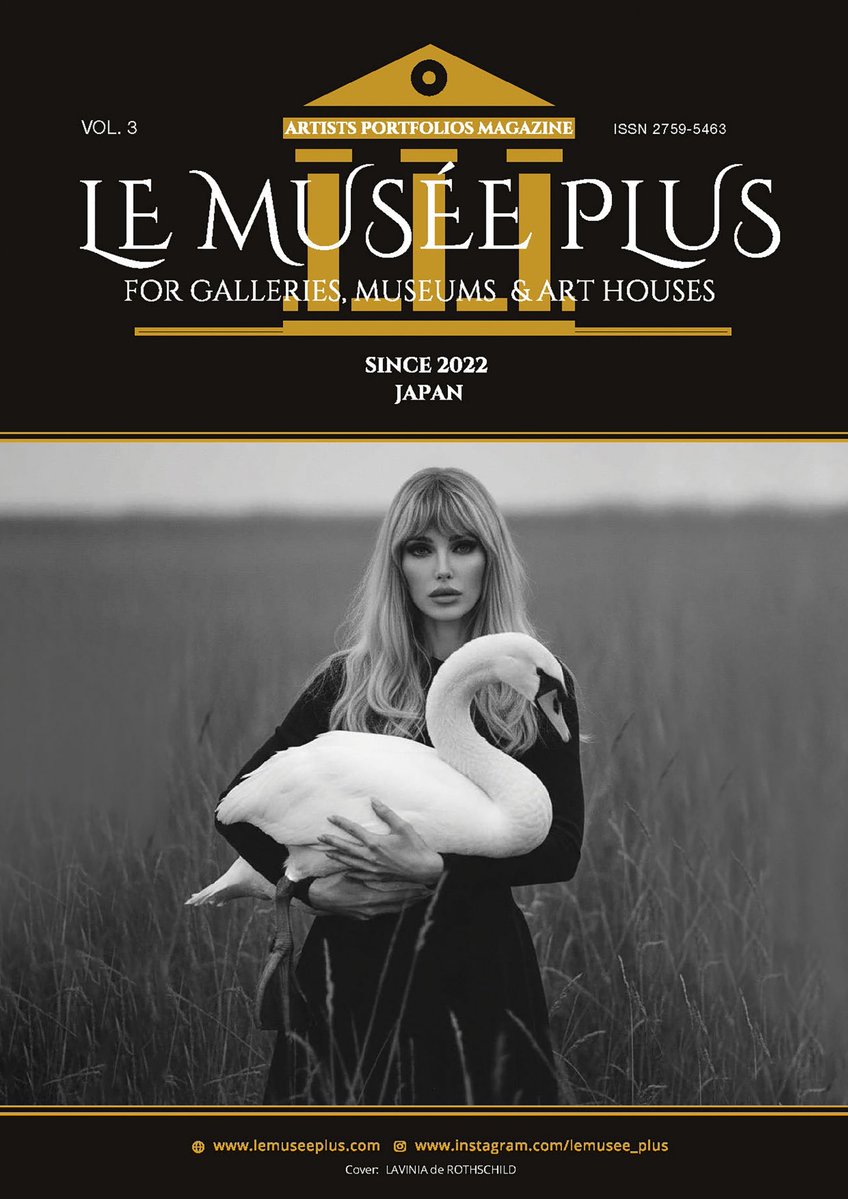 dolice's tweet photo. 『Le Musée Plus Magazine Vol. 3』に作品をご掲載いただきました。
このような機会を賜り、非常に光栄に存じます。

私は本誌のコンセプトに深く感銘を受けており、何より、表紙にたたえられた静謐で美しく詩的な空気感に、思わず息をのみました。
また、世界中でご活躍される卓越した素晴らしいアーティストの皆様とともに本誌へご掲載いただけますことは、大変名誉なことであり、感謝の気持ちでいっぱいです。

日頃より私の創作を支えてくださる皆様、そして私たちアーティストの活動を支えてくださるすべての方々のご尽力に、改めて心より感謝申し上げます。

殊に、以下の皆さまには、その惜しみないご支援と励ましに、心より感謝申し上げます。

• Lumaria Sanctum
• Rothschild Fine Art
• RFA Projects

Le Musée Plus Magazine Vol. 3
https://t.co/yDwZF3Ue1C

Le Musée Plus
https://t.co/6yeChqnYQC

365 Art+ Business Magazine
https://t.co/bPxwc8RkVH

Artwork contributions: 
The World in a Birdcage / 啓示, August 2020. Digital media and photo collage, 89 x 124 cm.
https://t.co/Wkqmar8Rhy
Forgotten Sky / 忘却の眺め, August 2020. Digital media and photo collage, 62 x 62 cm.
https://t.co/M1T4XamxRe

#雑誌 #アートマガジン #グラフィック #グラフィックデザイン #コラージュ #デジタルアート #現代アート #アートを楽しむ #美術 #芸術