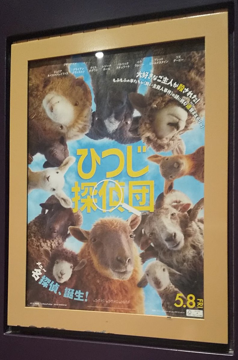 mk_schaf's tweet photo. 好みの時間帯全然無くてもう無理かと思ったけど本日やっと観れたよ～🐑🐑🐑
映画は8時位から上映のを観てうろちょろ買い物して昼過ぎに帰ってくるスケジュールがお気に入り☺️ https://t.co/YuTBWEOfhi
