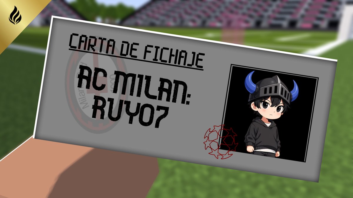 CalfyraEvents's tweet photo. 🚨SEGUIMOS CON LOS FICHAJES🚨

@TheRuy07 se une oficialmente al AC Milan para esta temporada.🔴⚪️

Para defender estos colores. 🔴⚪️

Bienvenido/a joven estrella. 🔴⚪️

#minecraft #ECLeague #futbol https://t.co/GIaADwk9tq