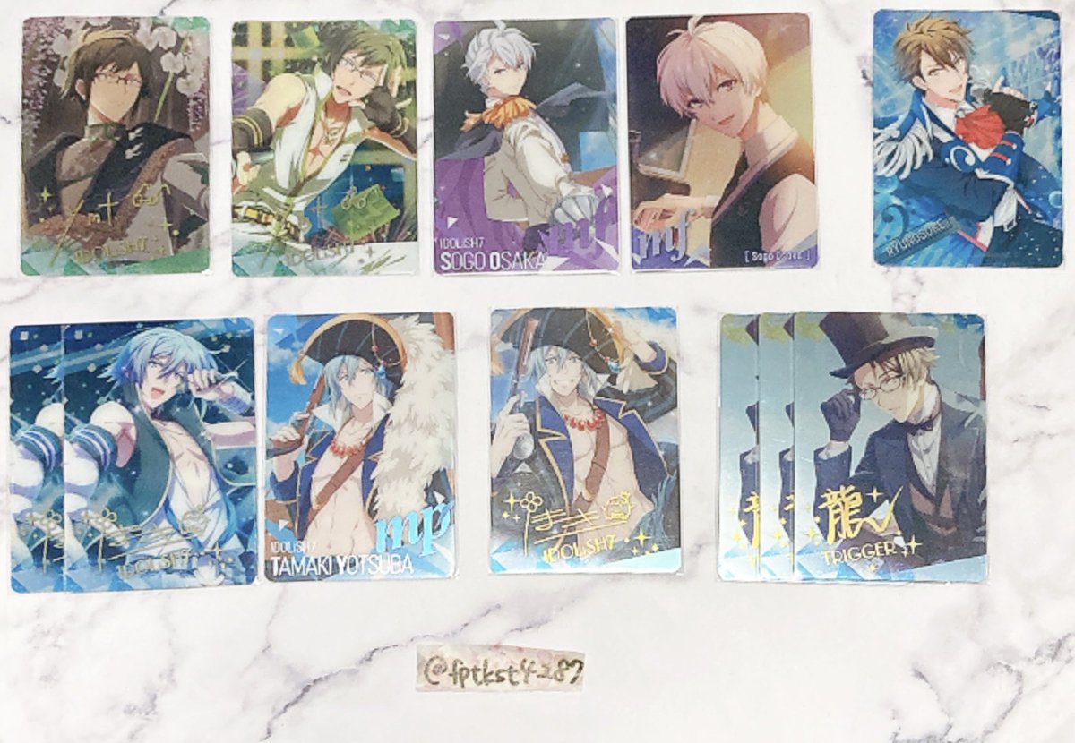 fptkst4287's tweet photo. 交換/譲渡 アイナナ メタカ 過去弾

譲：大和、三月、壮五、環、ナギ、陸、楽、龍之介、巳波、虎於
求：天、悠、トウマ＞＞定価(+送料)

🌸詳細ツリー画像+初回プロフ必読
難しいかと思いますが、お気軽にお声掛けください！ https://t.co/9zXWeGVAcx