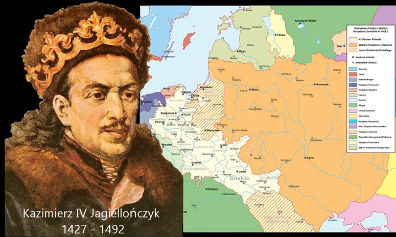 KrzysztofOmny's tweet photo. #HusariaHistorii
7.06.1492
Po 45 latach panowania w Koronie i 52 na Litwie, zm. Kazimierz IV Jagiellończyk. Król był abstynentem, uwielbiał polowania i nienawidził Krzyżaków. To za jego rządów, po wojnie trzynastoletniej, Korona odzyskała Pomorze Gdańskie.
https://t.co/zm4PgRTTW4 https://t.co/QMCwUZJV0x