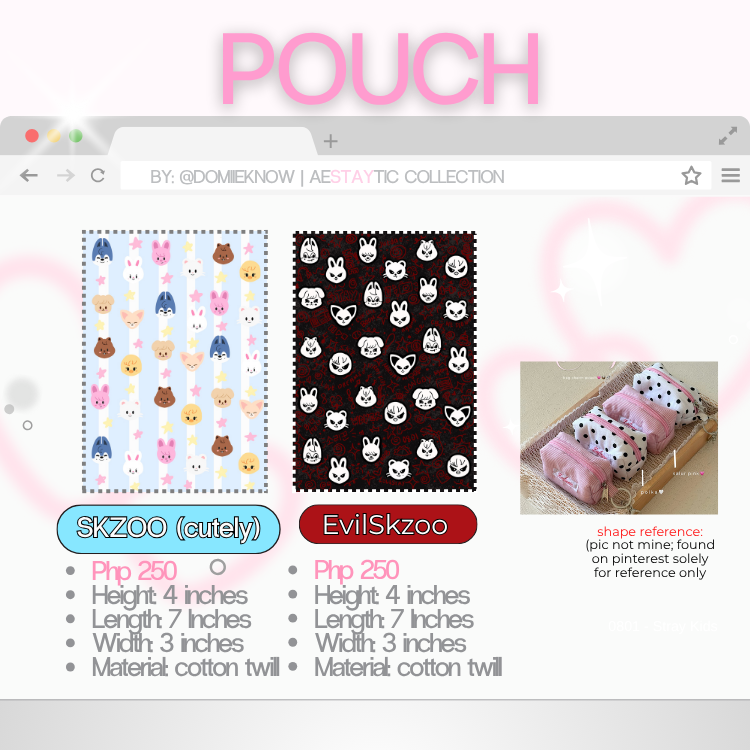 domiieknow's tweet photo. wts lfb skz ph

♡ new aeSTAYtic collection ♡
⤷ form: https://t.co/jTKguKQhLr
- pouch, stickers and Photocard Holder

t bangchan leeknow changbin hyunjin han felix seungmin jeongin stray kids skzoo sanrio https://t.co/abK2gbdcX8
