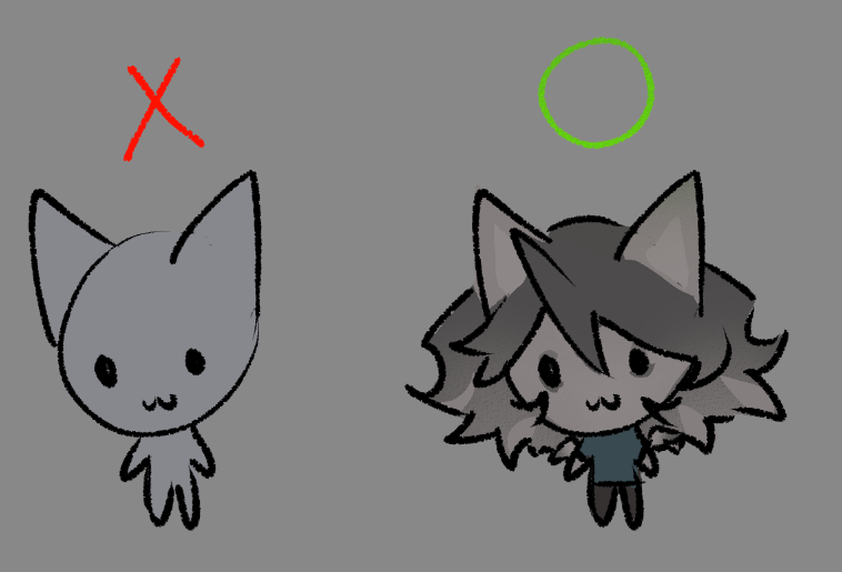 garbadorr's tweet photo. simple art mistake: not drawing her https://t.co/iisDQqRTnT