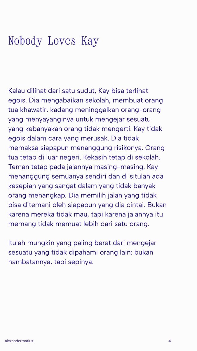 alexandermatius's tweet photo. Nobody Loves Kay https://t.co/6AjLM38dHl