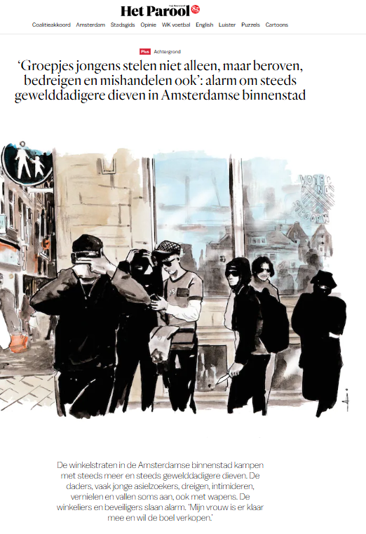 Mirjam152's tweet photo. Winkeldieven waren er al. Maar inmiddels loopt het de spuigaten uit. De 'nieuwe dieven' zijn zeer gewelddadig en weer betreft het vooral jonge Syrische asielmigranten. Ze beginnen als ze nog in een AZC zitten en zijn prima op de hoogte van de regels waaraan winkeliers, beveiligers en politie zich moeten houden. Zowaar regels die ze WEL kennen. 

Het is enorm nalatig van ons bestuur en enorm kwaadaardig van de asielindustrie (incl. IND en COA) om ons op te blijven zadelen met deze mensen. Het is toch niet verteren dat je als detaillist niet alleen bestolen, bedreigd en aangevallen wordt, maar ook nog eens moet meebetalen aan de opvang van deze mensen. https://t.co/AF9CN4Ol36