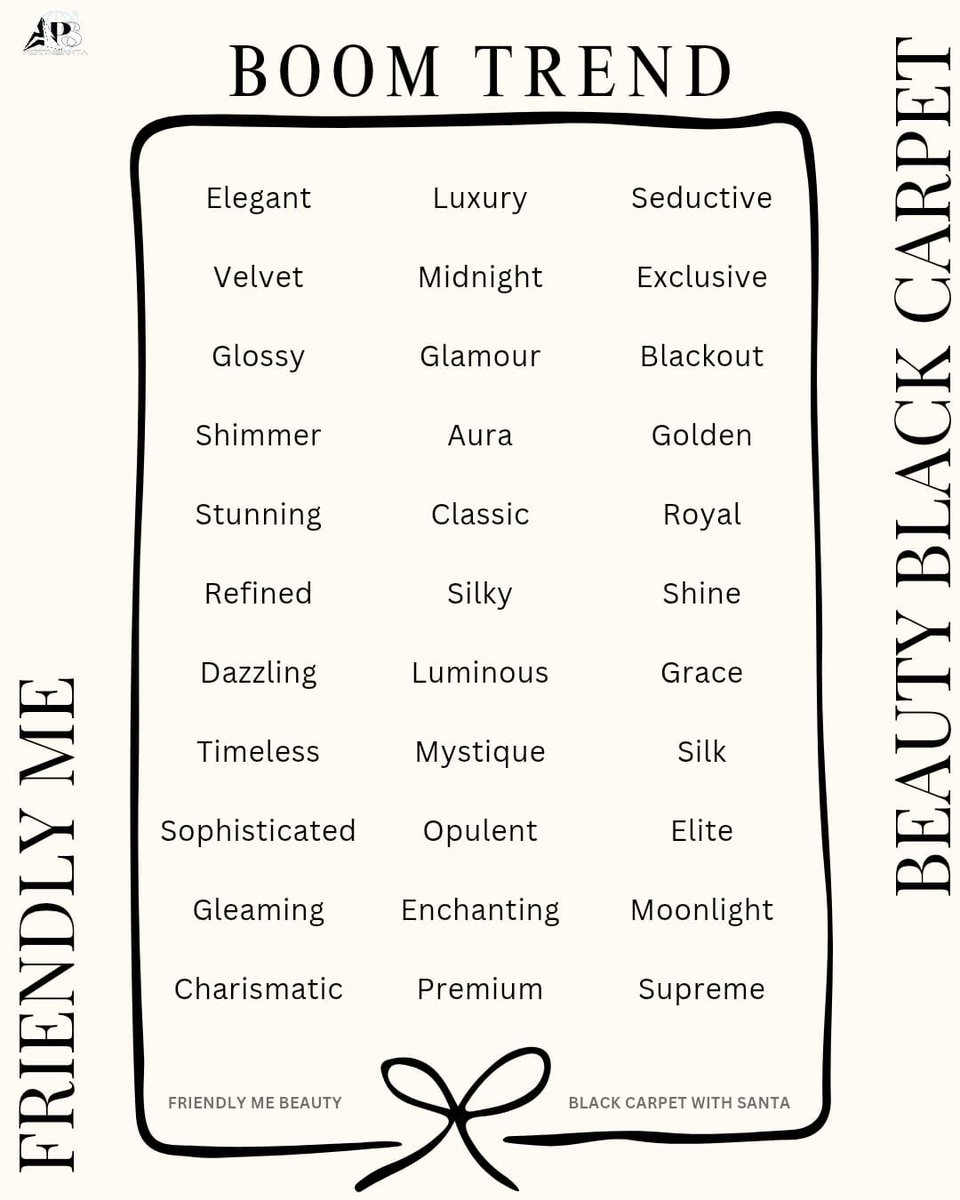 TrendPerthSanta's tweet photo. 🤍  TREND BOOSTER | ROUND 2 🤍
— reply separately with kw and ht
— add different words, emoji, gif
— 100 replies 🔐

SANTA BEAUTY BLACK CARPET 
#FriendlyMeBeautyxSanta https://t.co/BwVY4YEuYa