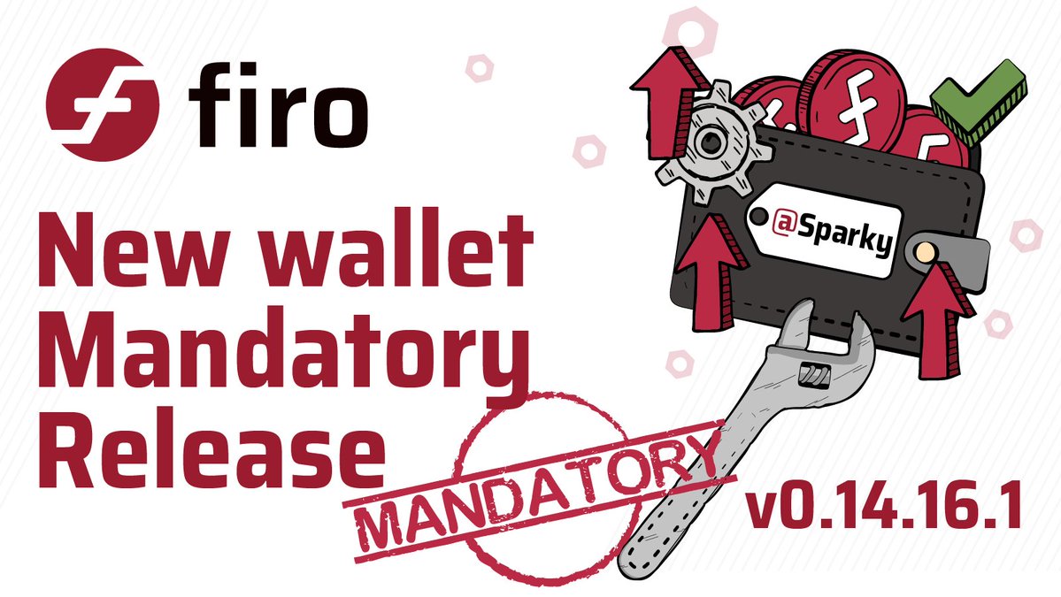 firoorg's tweet photo. 🛠Firo v0.14.16.1 is now released 🧰

✅ This is a mandatory update which applies to everyone - including those already on v0.14.16.0. This release fixes a Spark Name overflow and a minor spark name vulnerability bug.

⚠️  All wallets, nodes, and masternodes must update before block 1,329,000 (approximately 22 June 2026) to avoid any interruption. 
As usual, please backup your wallet before updating for safety.

📰 Read about it here: https://t.co/yBXDSvYoNc