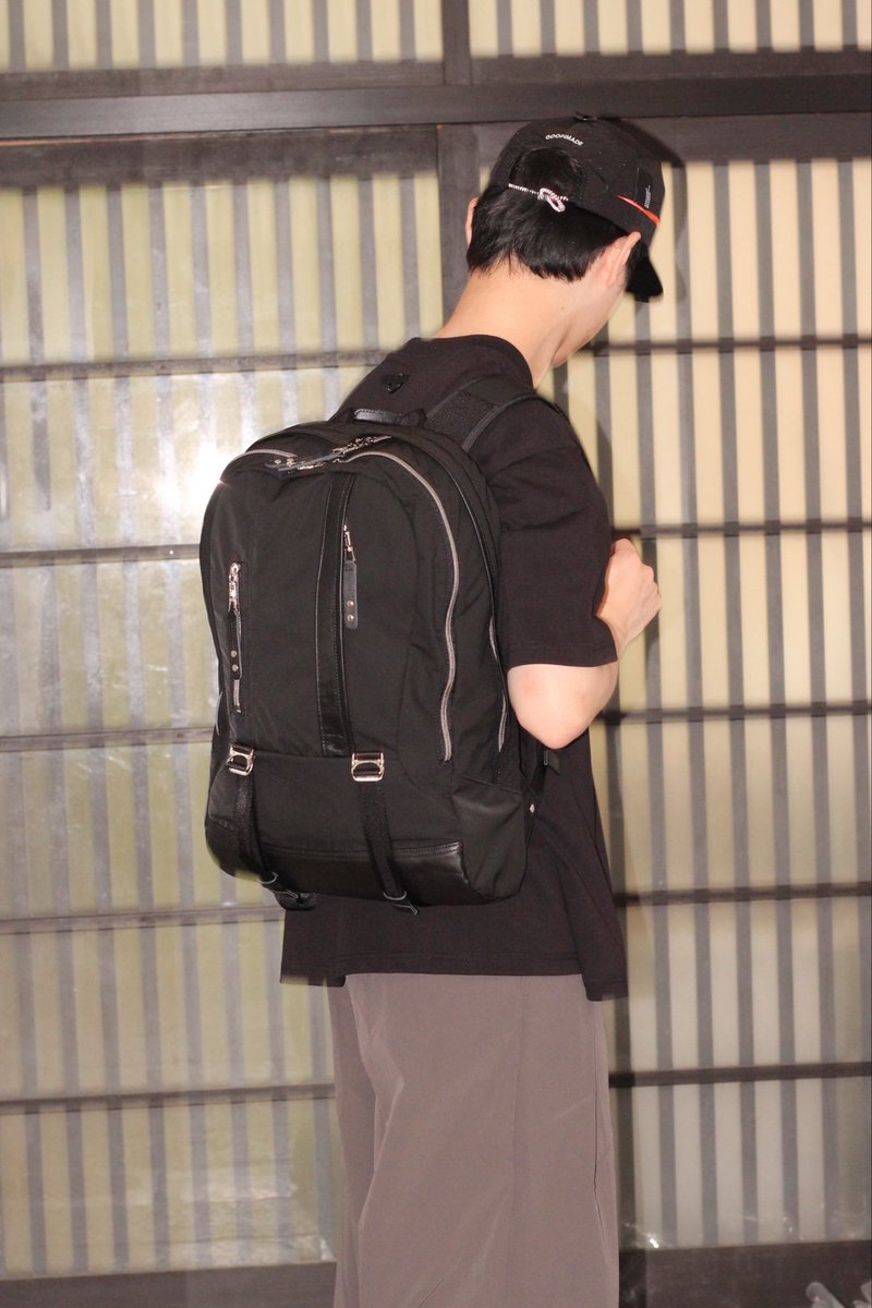 mspc_kyoto's tweet photo. -2026SS NEW ARRIVAL-
【Ripe】

◼︎ DAYPACK
No : 03701
Color : BLACK
Size : W200 H470 D120 mm 

#masterpiece 
#マスターピース
#京都河原町 https://t.co/UJHr3ABbOa