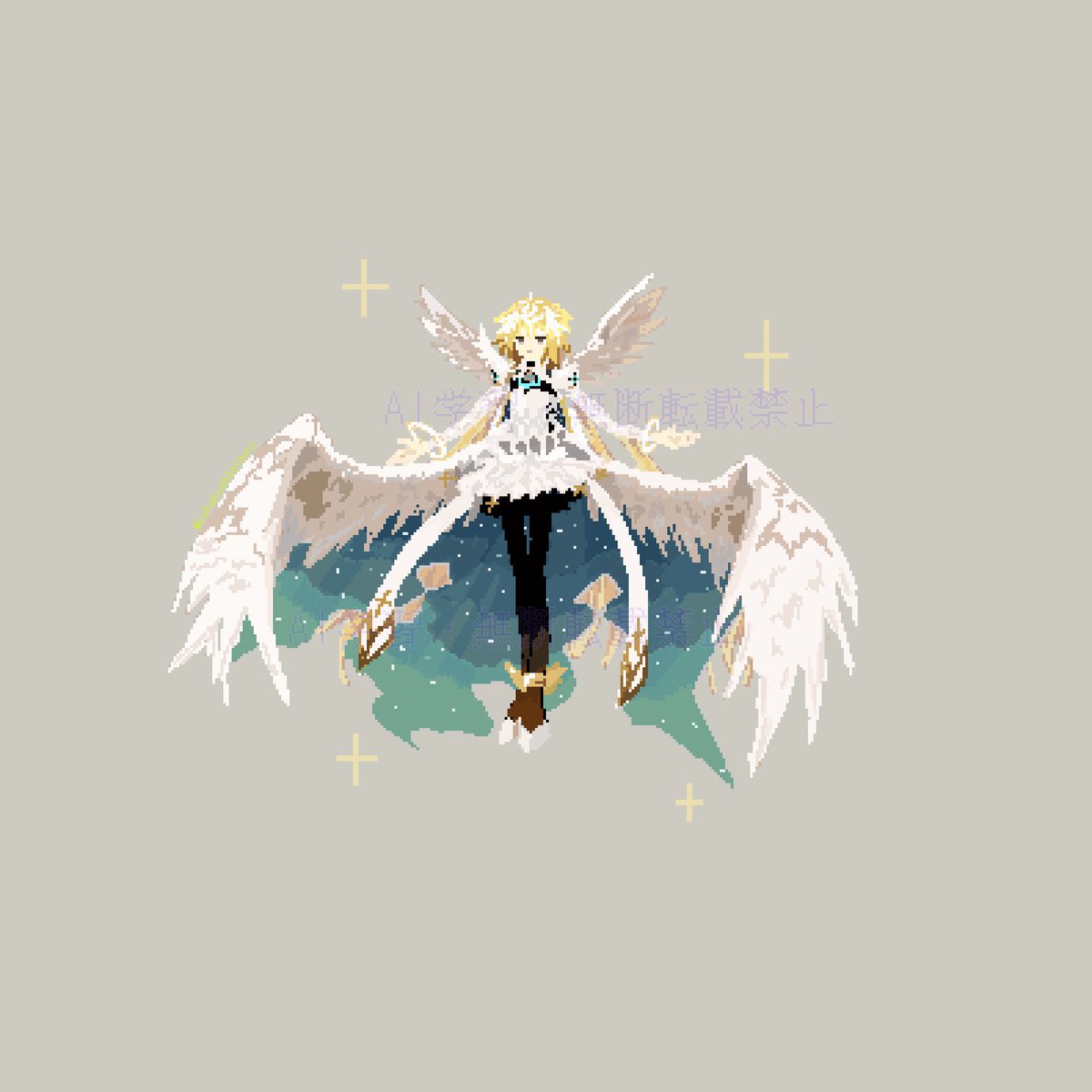 kohaku058910orz's tweet photo. 久々ドットのメタジャン
#FGO #FateGrandOrder  #メタトロンジャンヌ　#ドット絵 https://t.co/49U6MYG8zM