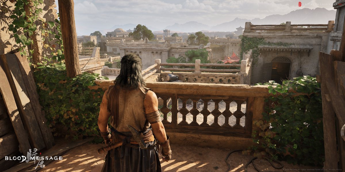 shaan7030's tweet photo. Not emperors. Not generals.
Just a father and his son walking 1000 miles to deliver a message that could save their homeland 👨👦
Full gameplay walkthrough 👇
https://t.co/aGB0X1H0Fw
#BloodMessage #NetEase #24Entertainment #TangDynasty #SGF2026 #SummerGameFest2026 https://t.co/8ahpLWv6Ac