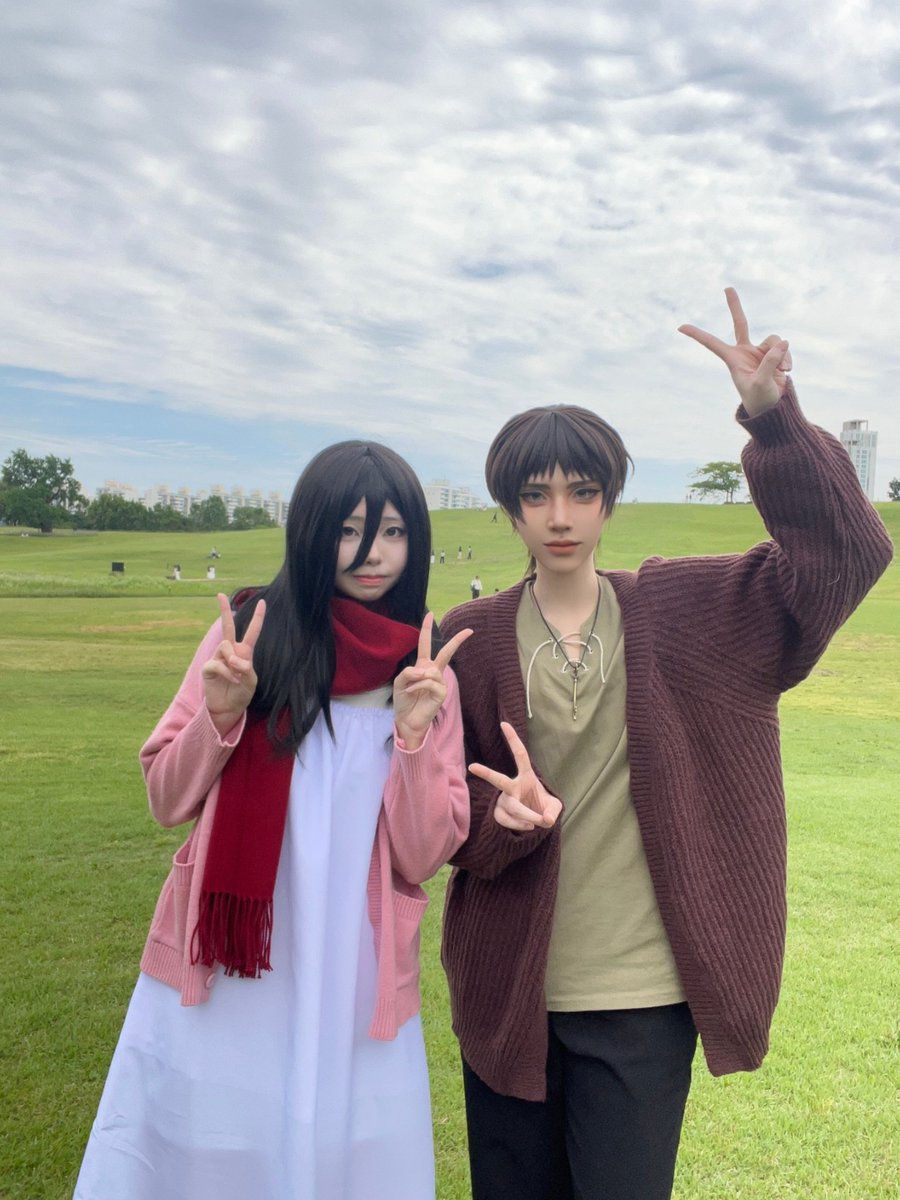 ging2__'s tweet photo. ✌️

#AOT #進撃の巨人 #コスプレ #cos https://t.co/JaYqNUFz4z