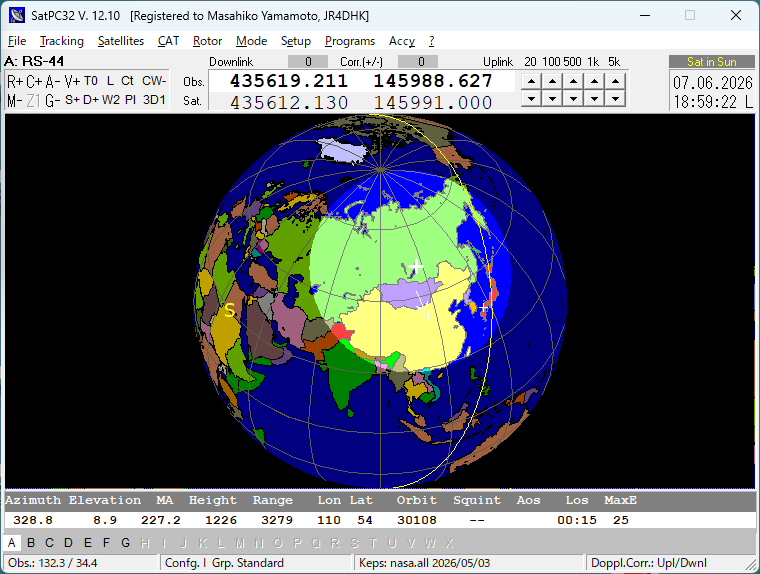 jr4dhk's tweet photo. CQ FT4 via Satelllite!
#FT4 #Satellite https://t.co/FoGbkc0zIB