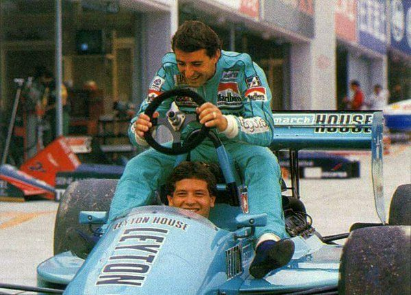 phn16's tweet photo. Ivan Capelli Mauricio Gugelmin Leyton House March https://t.co/jU0ALfsZPC
