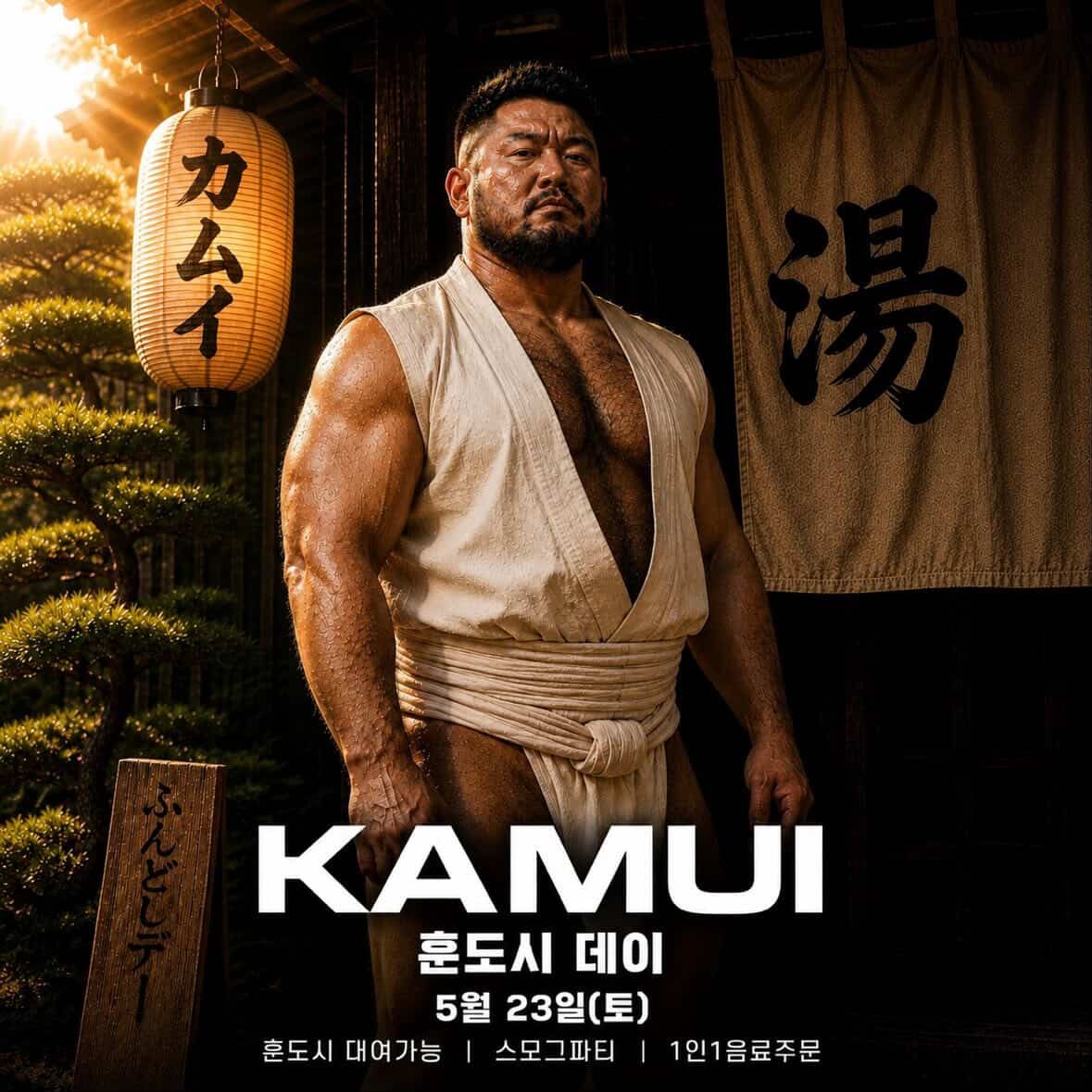 KAMUI_SEOUL_'s tweet photo. ✨️KAMUI FUNDOSHI NIGHT✨️
Wear it. Drink it
Traditional. Wild of KAMUI
🚪DOOR OPEN AT 8PM
📌2026.05.23
📍Seoul. Gwanak-gu. Sillim-ro 59gil. 15-13 B1F
🩲Wear a Fundoshi and get 1 free shot
📱Show us that you follow KAMUI on instagram and get 1free shot https://t.co/iylRO8zFWY