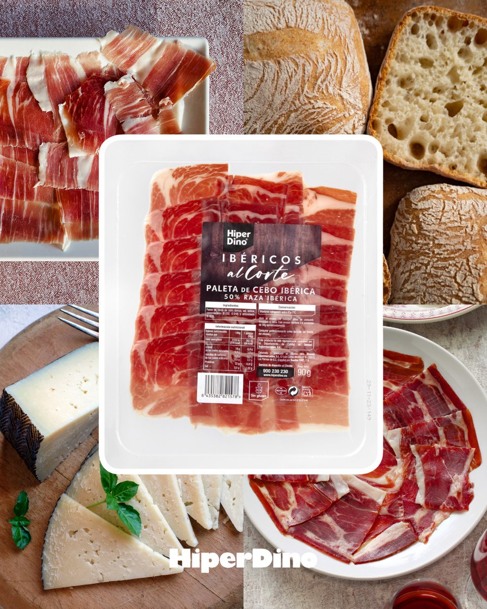 BellavistaSC's tweet photo. Disfruta de la paleta de cebo ibérica al corte en HiperDino Bellavista 🤩 ¡Perfecta con pan recién horneado o tu queso favorito! 🧀 Te lo cortan al momento 🙌🏼 💚 #SaborBellavista #IbéricosHiperDino #CharcuteríaConEstilo #DeliciasCanarias #MomentosQueSabenMejor https://t.co/4P6FHmLfz7