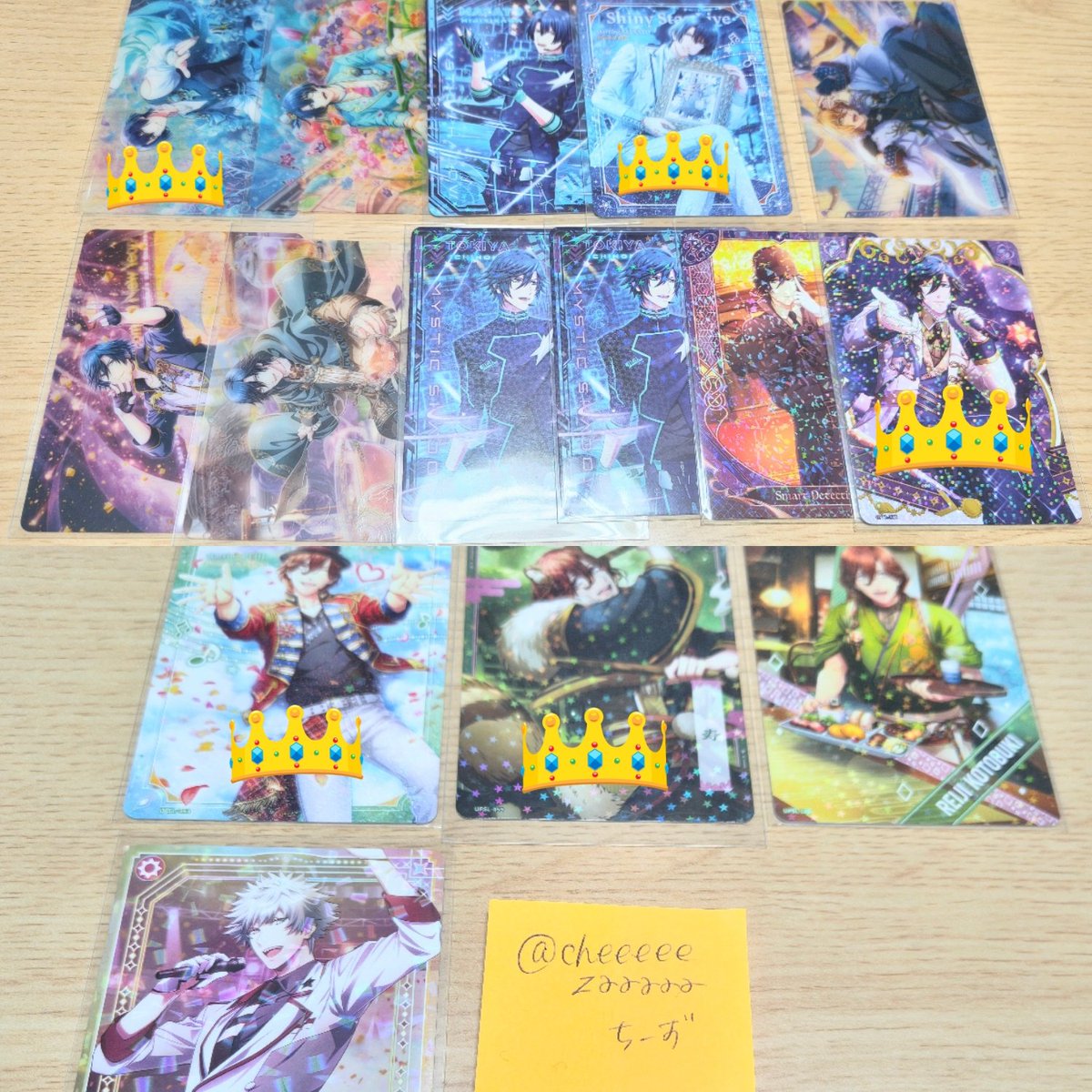 cheeeeezaaaaa's tweet photo. 【交換、買取】
うたプリ ビジュコレ vol.1 2 3 4 5 PR 特典

譲:真斗、那月、トキヤ、嶺二、蘭丸

求:3枚目以降ツリー(音也、真斗、那月、トキヤ、レン、翔、セシル、嶺二、藍、蘭丸、カミュ)、異種瑛一.音也

💕含む場合買取いたします(抱き合わせ要相談)
クリカ↔クリカ優先
以下続きます⬇️ https://t.co/QM8jsHtzX3