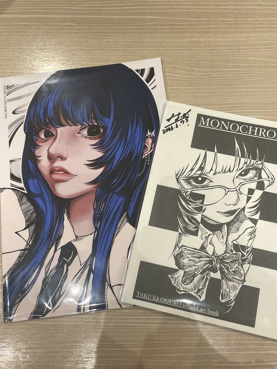 _ti_mi_'s tweet photo. コミティア156戦利品〜
@takuya_ol23さん！

デザフェスでは新刊購入させていただいてたので今回は既刊購入させていただきました！
やはり目が良い、、！引き込まれる！！
サインまでありがとうございました！！ https://t.co/IhbpFC8gWw