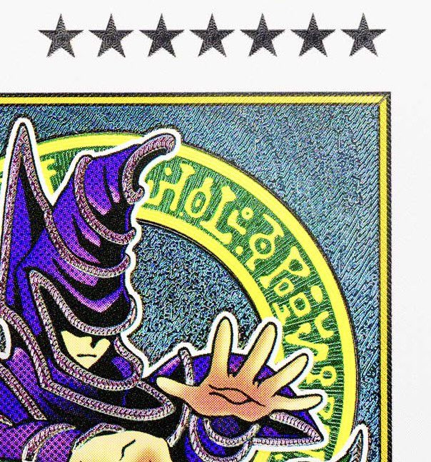 hiro_satisfied's tweet photo. MANGA STYLE、エンボスの細かさは旧レリより新レリっぽさがある気もする👀

モンスター名の黒文字が箔押しで光ってるのはよかった。三幻神の墨絵BLACKの加工と同じかな？ https://t.co/bHjXgmUQUI