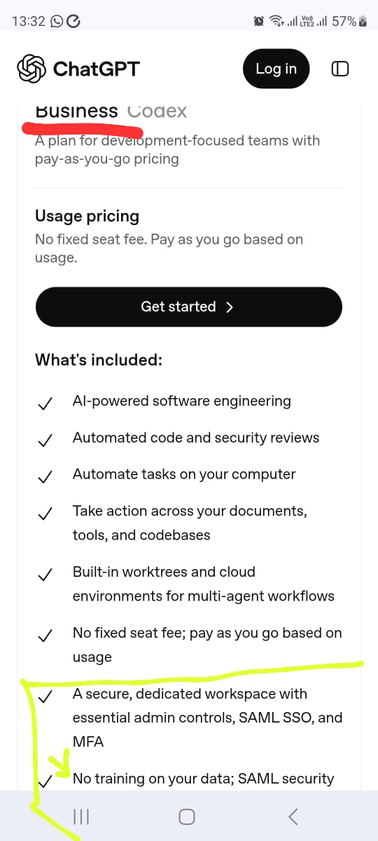 Safeer007's tweet photo. @cc__says if you have Business package, data in your control (in IT, nothing is 100% privacy guaranteed). https://t.co/sNZbTX0jUt