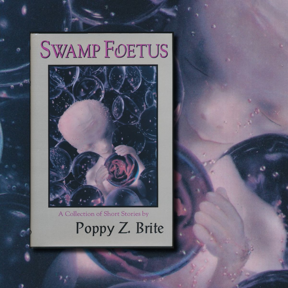 HorrorPaperback's tweet photo. Rick Lieder's cover art for the 1993 Borderlands Press edition of Poppy Z. Brite's Swamp Foetus: A Collection of Short Stories. https://t.co/I29fxXShTF