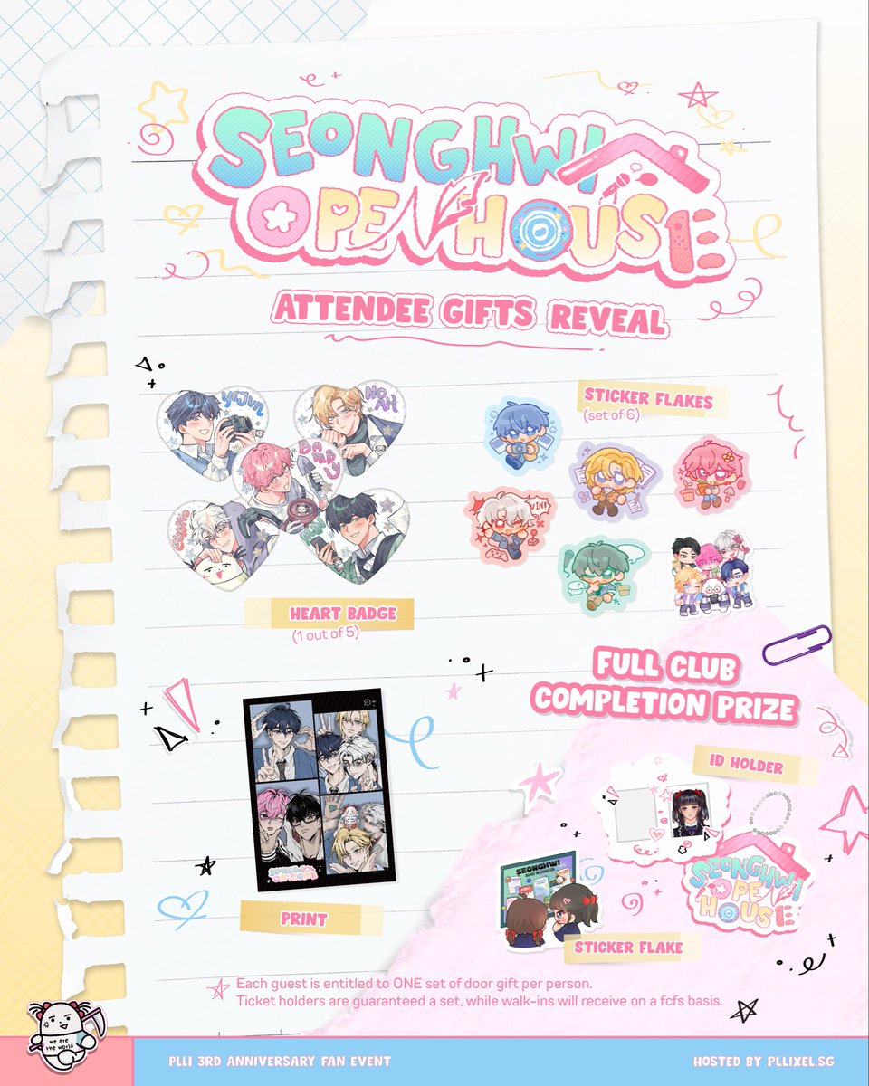 pllixel_sg's tweet photo. ⋆｡‧˚ʚ 𝗔𝘁𝘁𝗲𝗻𝗱𝗲𝗲 𝗚𝗶𝗳𝘁 𝗥𝗲𝘃𝗲𝗮𝗹 ɞ˚‧｡⋆

Freshies, gather around!! 📢✨
What's an Openhouse without gifts? 👀🎁

⤷ ゛One set for every attendee, while stocks last ˎˊ˗

See you soon, PLLI! 🫶💕

#seonghwiopenhouse2026 #PLAVE #PLLI #pllixelsg https://t.co/6mdC87AzWo