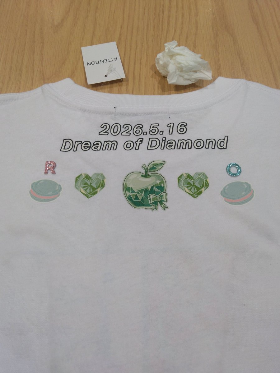 JotarouO22728's tweet photo. 6/7(日)【りんご娘グッズデコレーションワークショップ】
(長袖Tシャツ)
⑥15:00~に参加しました。
(担当者🌈 櫻庭・木村・佐々木)
アイロンプリントは統括MGさんがお手伝いしてくれました。
ロゴのKが無かったのでRで代用とOを選択、きむリンが接着してくれました🥰
#アルプスおとめ🌈
#Coto🎀 https://t.co/Tlvv1hGe31