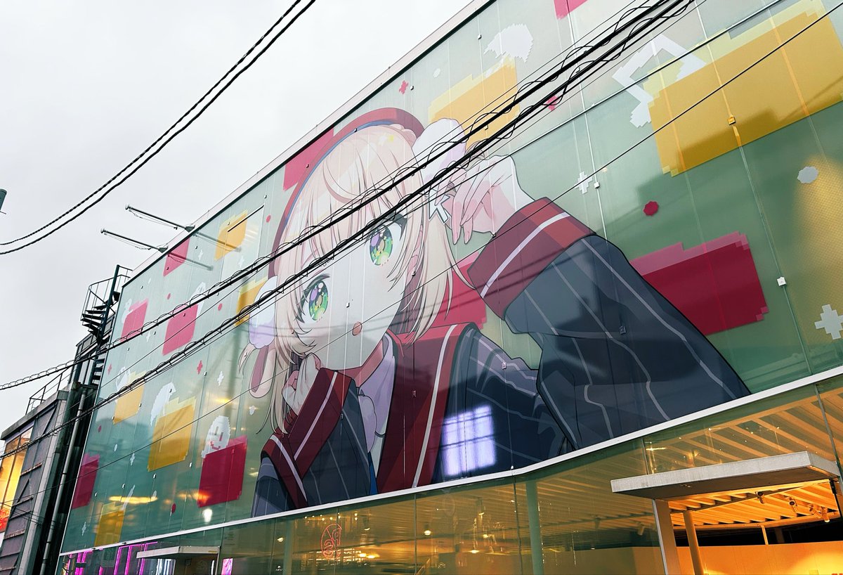 runV_Craft's tweet photo. 来た！！！

一度は雨の日に来てみたかったがまさかラストで叶うとは……
#しぐれうい展2026 https://t.co/JcdgpwFXXf