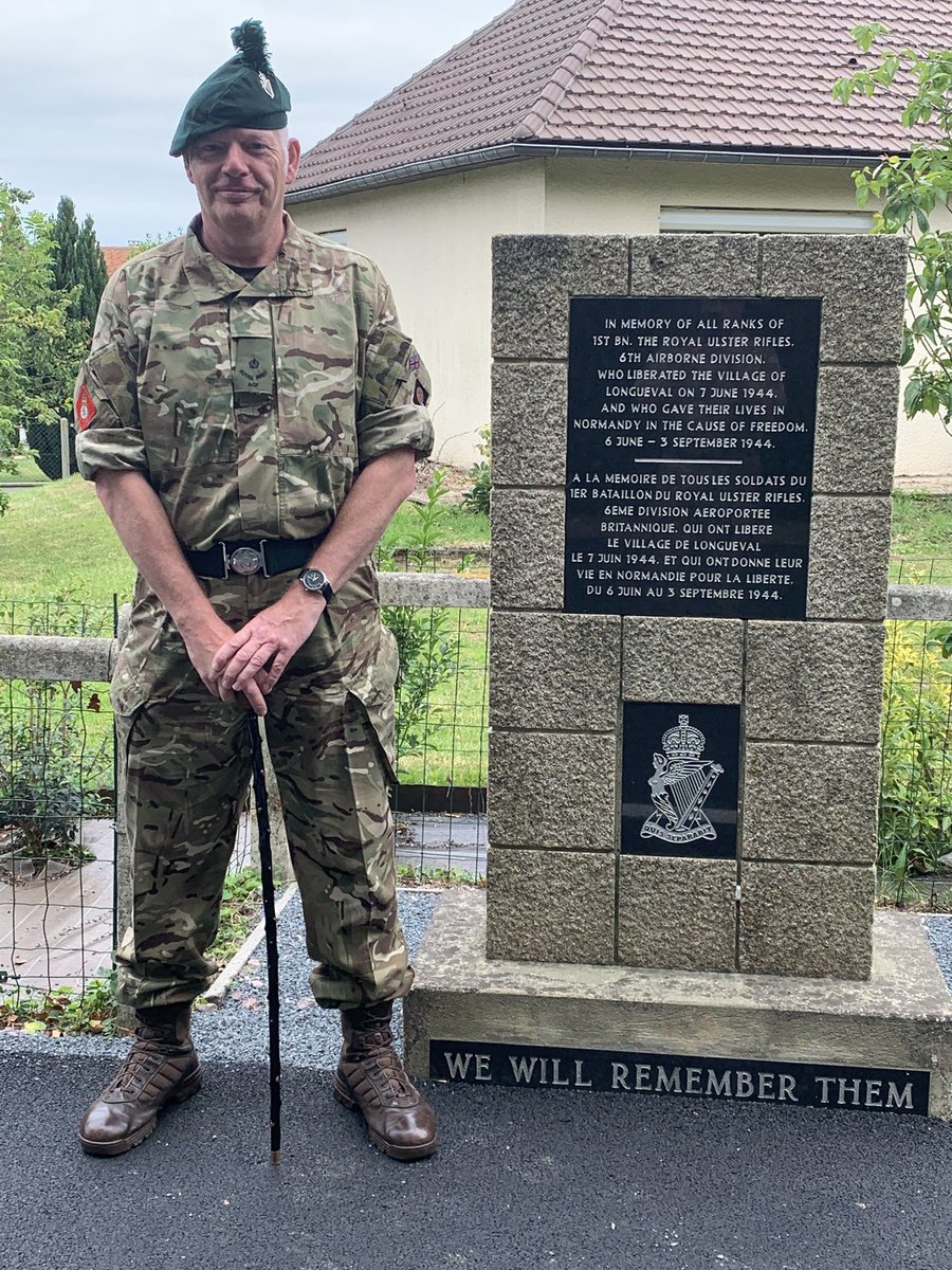 1NIACFENGAGE's tweet photo. With Gratitude &amp; remembrance from the People of Longueval.Service of Commemoration for 1st Battalion Royal Ulster Rifles. https://t.co/i9kiXDvydn