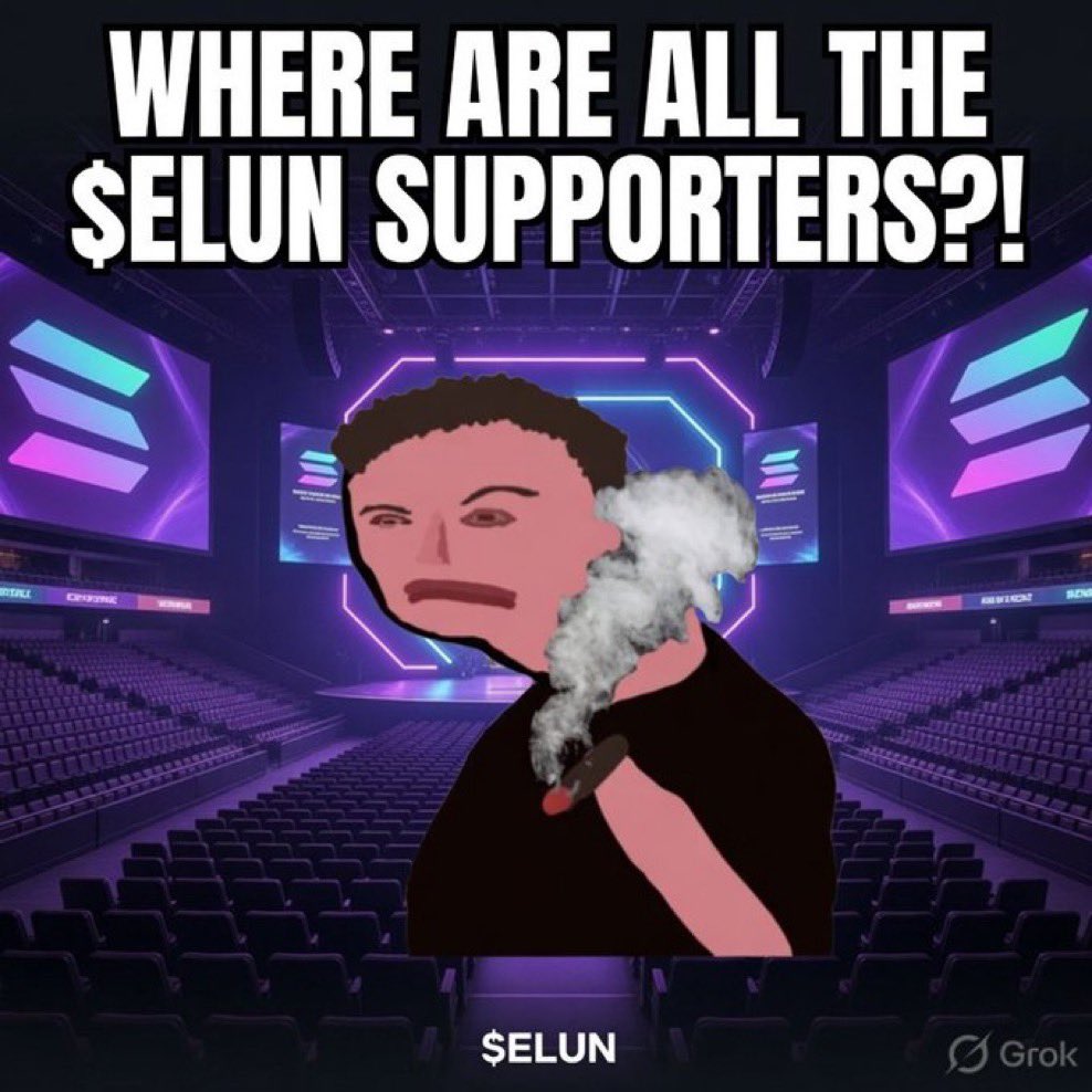mr_bigbag's tweet photo. Missed the last runner? Don’t let hesitation write the same story twice.

$ELUN is gaining traction, and the community is showing up stronger every day.

🚀 Narrative matters.
🔥 Community matters.
💎 Timing matters.

The early days are where legends are made.

Lore: Elun Mosk is a misspelled Elon Musk meme coin built around a cartoon of him smoking.

The "OG Elun Mosk CTO" play uses that hazy cigar image to tap Elon’s troll-heavy online vibe and crypto meme culture, where name tweaks and absurd avatars drive quick community flips.

CA: FhUgGM5741b7DQHcos7SRzz5aYv5ns2NsRW74sXzH82b

$ELUN to the moon? The market decides.

X com : https://t.co/Kv8F1kym4q 

TG: https://t.co/sFvav5AnPd

🚀 🔥 🚀