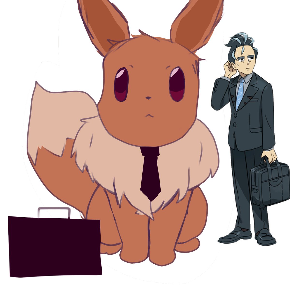 agingmeningitis's tweet photo. Dear members of this platform,

My boss asked me to draw eevee. And I. uh. 

Sincerely,
Larry https://t.co/fU0yKBvcen