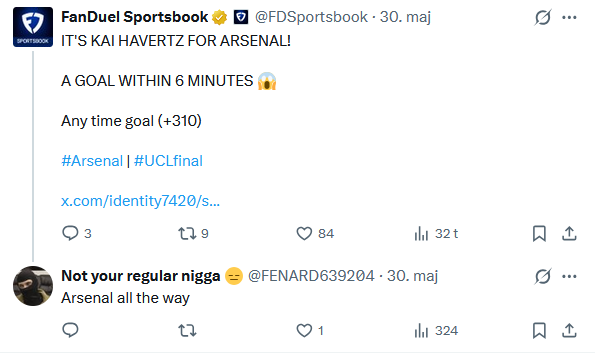 Xkan_'s tweet photo. @FENARD639204 You're a deluded Arsenal fan, who's opinion is so bad that you had to try to pretend not to be a neutral to give it validation. No one with a functioning brain thinks Saka is better than Olise or even doue. 

Those are the fact I'm afraid. https://t.co/mIzupARROn