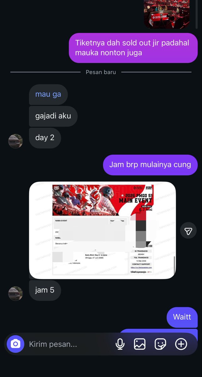 dilr0c's tweet photo. Wkwk dpet tiket pmgo gratis https://t.co/NTlCkPKiXa