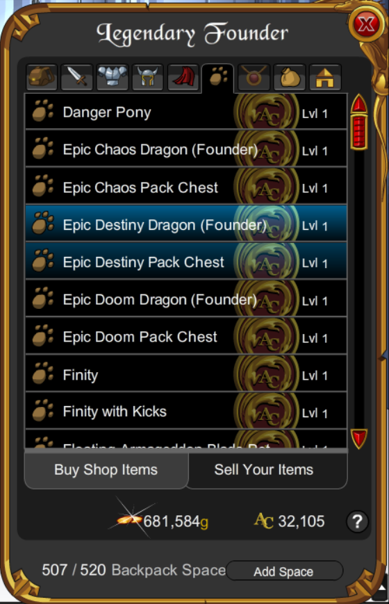 MosInAQW's tweet photo. @Alina_AE @YoshinoAE The Legendary Founders and above tiers are still missing key Founder Shop items. The Dual wield version of all Legendary Founder blades are missing, alongside the Legendary Founder version of the Baby Dragons to complete the sets as promised. https://t.co/McGwGwCtgJ