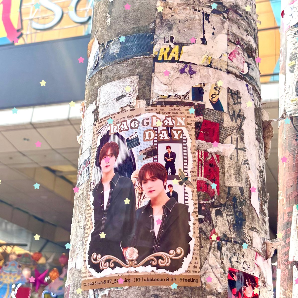 ubbl3sun's tweet photo. 𝜗𝜚˚⋆: find your #haechan, around blok M!!💭🐻

— kindly tag me @ubbl3sun &amp; kak @37_5feeling if u find the poster!!🐻🌟🍓🩷 https://t.co/SHi8DoYepk