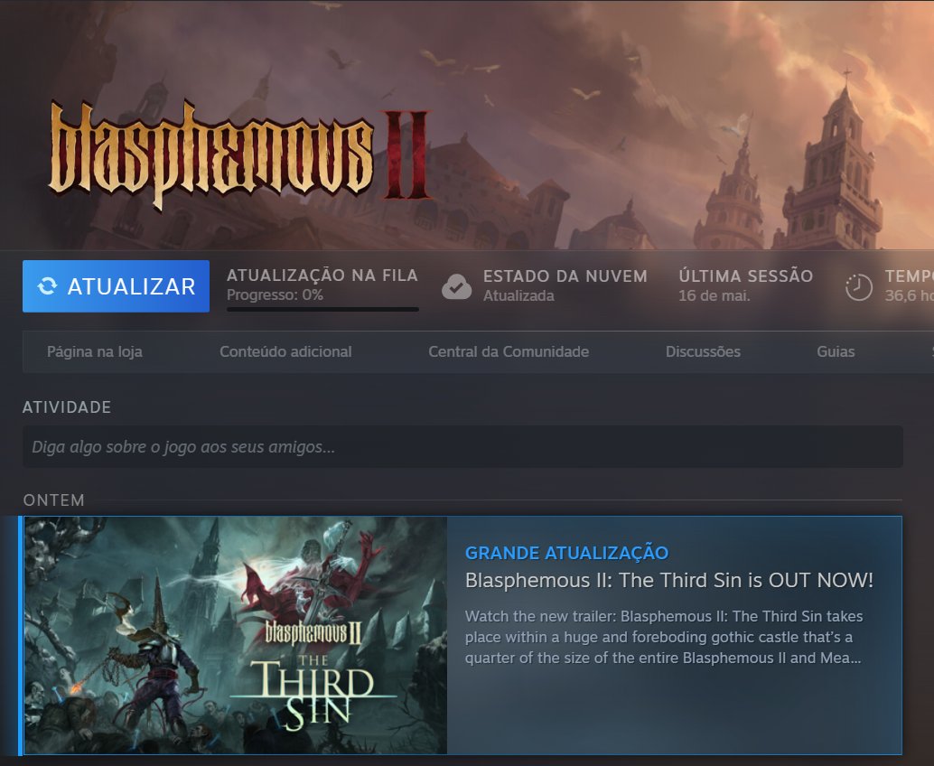 KumaATK's tweet photo. eu tava certo caralho, dlc nova de blasphemous 2, de graça ainda https://t.co/Qii9zK93wO
