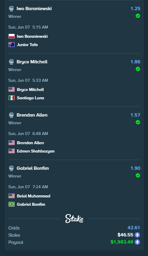 RossPicks's tweet photo. 🔥 ABSOLUTE SCENES LAST NIGHT 🔥

We dropped this UFC 9-Leg Lotto LIVE STREAM before the ufc fights even started... and it CASHED 💰💰

BANGGGGG 💥If you tailed this play with us, we’ve got something extra for you🎁

✅ Follow : @rosspicks & @demize21 
✅ Post your winning slip screenshot & Make sure your Bet ID is visible init
✅ Drop your @stake username 

We'll be picking people who tailed the play with us

This is why you don't sleep on the streams 😭🔥