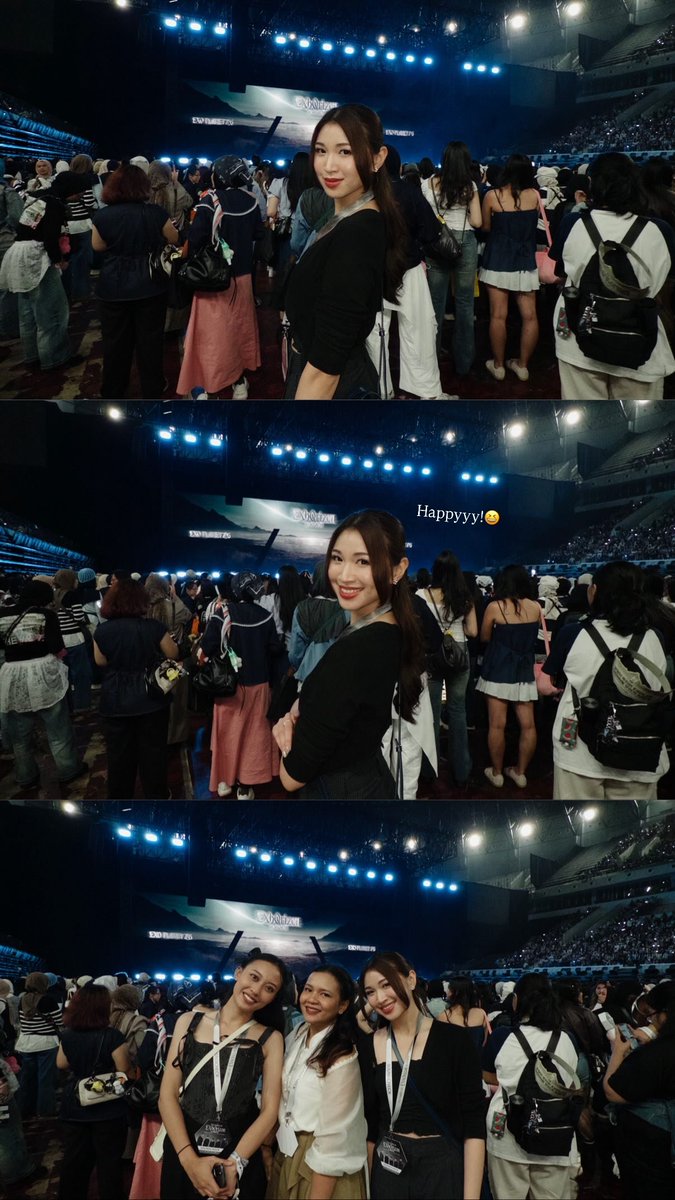 sabtnd's tweet photo. cicii shani nonton exo 😍 https://t.co/hOKbCqwWJc