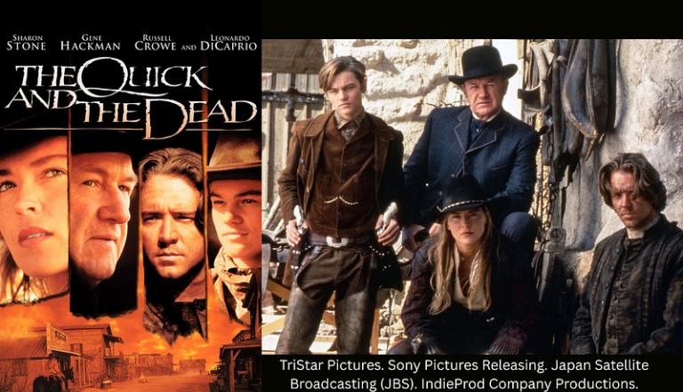 JaysGeronca's tweet photo. The Quick and the Dead (1995) TRAILER REVIEW: Sharon Stone, Gene Hackman, Russell Crowe, Leonardo DiCaprio, Tobin Bell, Roberts Blossom https://t.co/FK72fknF6z. https://t.co/Da3PU7kJ1J