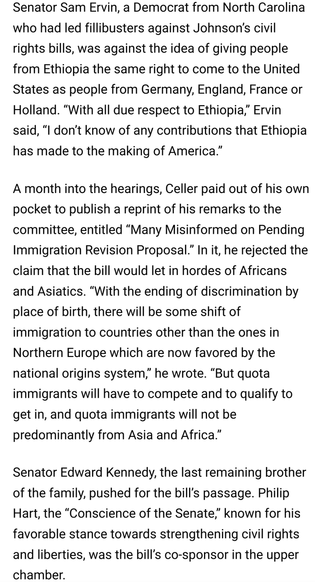 RonBabylon's tweet photo. @ColbertJashua @IAmDouglasKim The "Civil Rights Act" had nothing to do with immigration. The Immigration Act only passed because it was originally for whites only. https://t.co/l6E4n2LHDP
