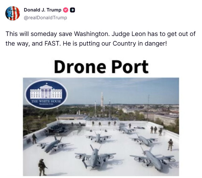 clashreport's tweet photo. Trump:

This will someday save Washington. https://t.co/1tZGyNRLD7