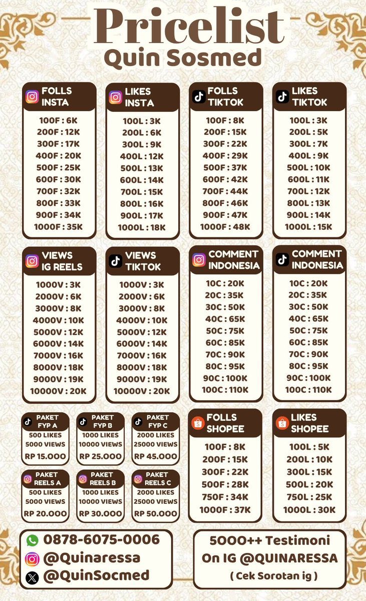 naguimmo's tweet photo. TEUSTED, INSTAN &amp; GARANSI🥇
5RB++ TESTI SEJAK 2018

fastresp ke: https://t.co/tBxNMrVl9M

JASA TIKTOK INSTAGRAM IG FOLLOWERS LIKE VIEW VIEWS LIKES FOLLS FOLLOWER INDO INDONESIA MURAH UPFOLL KOMEN SAVE SHARE TAMBAH SUNTIK TT VT FYP REELS IGREELS KOMENTAR JUAL BUZZER COMMENT BELI https://t.co/1dzs5wB94t