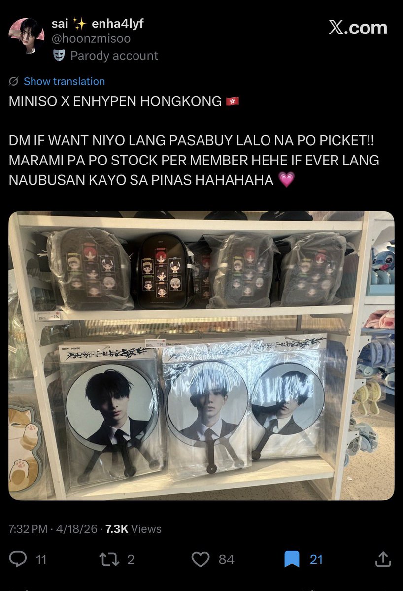 winter_ggukie's tweet photo. ‼️EXPOSING THREAD / AWARENESS THREAD ‼️

hello, i don’t know how to phrase this kung exposing ba or for awareness lang kasi wala pa naman nasesettle na sa pasabuy but yeah. this is for @hoonzmisoo since no response na ulit sya for the pasabuy and it’s already past a month. I saw their post kasi last April 18 about miniso pasabuy in HK. Nagkaubusan na kasi nung gusto kong Hee Picket here noon sa MOA so as an impulsive person i dm’ed them kasi walang nakastate na price sa post. i know na dapat i was cautious about transacting wt a person na wala ako transaction before pero nagtiwala ako kasi andami nya ring followers. So if may nakakakilala po sa kanya on how to communicate with them pls dm me po.