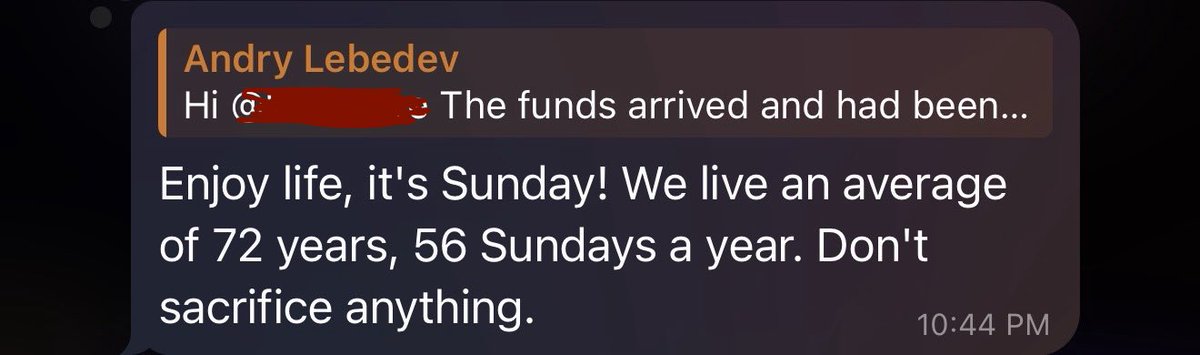 andry_lebedev's tweet photo. Sunday in SF. Working day for us.

Fixed a bug for a European customer and got this reply.

Europe is NGMI. https://t.co/sl41sM1Xl5