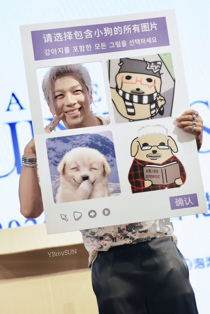 YBmySUN_'s tweet photo. Happy handsome puppy 🐶✨
Quintessence fansign at HK 🫶🏻

#taeyang #youngbae #동영배 #태양 
@Realtaeyang https://t.co/tKwzZ2WtEo