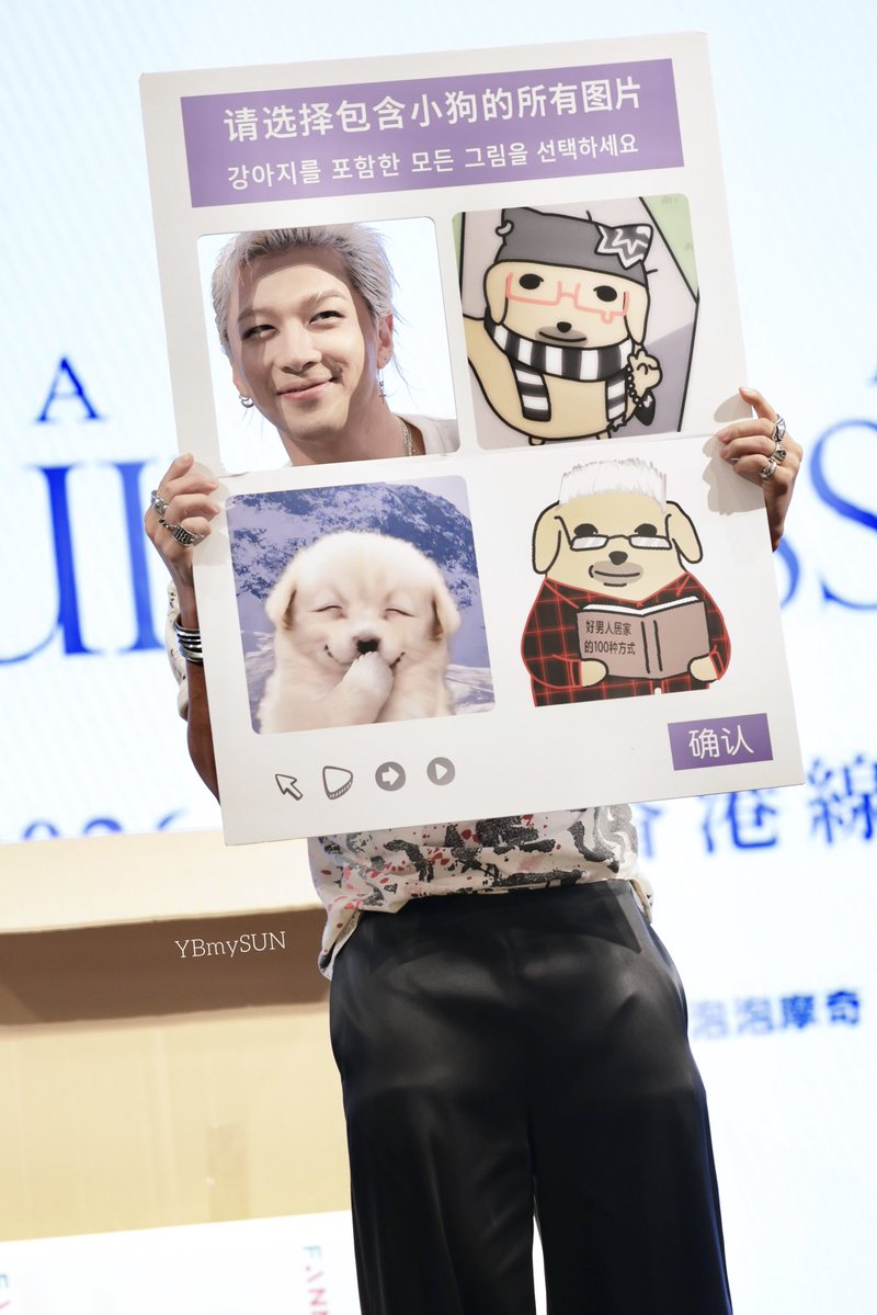 YBmySUN_'s tweet photo. Happy handsome puppy 🐶✨
Quintessence fansign at HK 🫶🏻

#taeyang #youngbae #동영배 #태양 
@Realtaeyang https://t.co/tKwzZ2WtEo