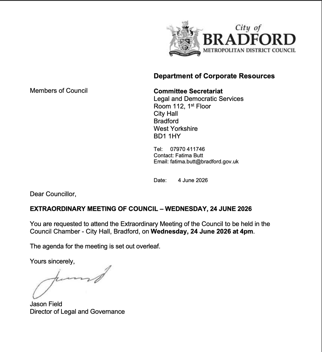 recusant_raja's tweet photo. The Conservatives in Bradford have called an Extraordinary Council Meeting. Scheduled to take place at 4pm on the 24th June, the purpose of the meeting is to demand that the National Inquiry into the Pakistani Rape Gangs is forced to investigate what took place in Bradford.

Between the Conservatives and Reform, they have the numbers to pass the motion. Whatever their political differences, they will be forced to work together on this and prevent Labour from trying to block Bradford's inclusion from the national inquiry.

Well done to every one of you whose pressure made this happen. It is a massive step forward.

Now, if it was me drafting this motion, I would push it much further than just writing a letter to Longfield. I'd corner the National Inquiry and make them squirm. I'll share more in this evening's broadcast.

Raja

_________

All of my work is 100% free. There are no paywalls to access any of my content. I just ask those that can afford to do so to support me. Either with a subscription to Red Wall and the Rabble or by a one off contribution and buying me a coffee using one of these links.

You can sign up to my newsletter using this link
https://t.co/56iWix5yC4

And buy me a coffee here;
https://t.co/kvFfhHNJ03
https://t.co/8Og0hDKfjy

Without what I did and the risks I have taken, I'll leave it to you to decide whether this national inquiry would ever have been forced into existence. And without my relentless campaigning, whether it will be anything other than a complete whitewash.

I represent no political party. I have no side other than the survivors and the communities left abandoned. I bring a type of analysis unique in this space. This is why those in power have desperately tried to silence me.

With the ongoing mainstream media blacklist of my voice, I need your help. Please, if you can, share, subscribe and support the work.

Raja Miah MBE