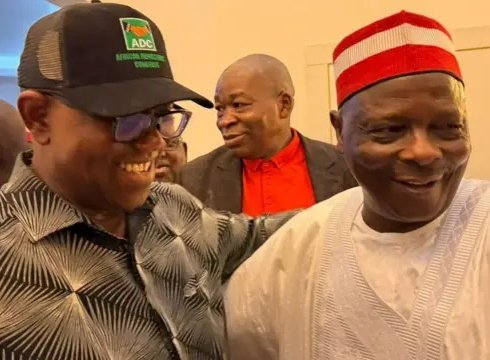 ConceiveXCreate's tweet photo. @Inhumanity_arts @YourCosmetist Slide 1: you back in 2022 romanticising the chances of Obi in APC.
Slide 2: PO looking to penetrate the north via Gumi
Slide 3: PO with a known sharia advocate
Slide 4: with Malami the AGF that abducted MNK from Kenya.

You have no moral high ground you piece of shit. https://t.co/yhVV0CWW66